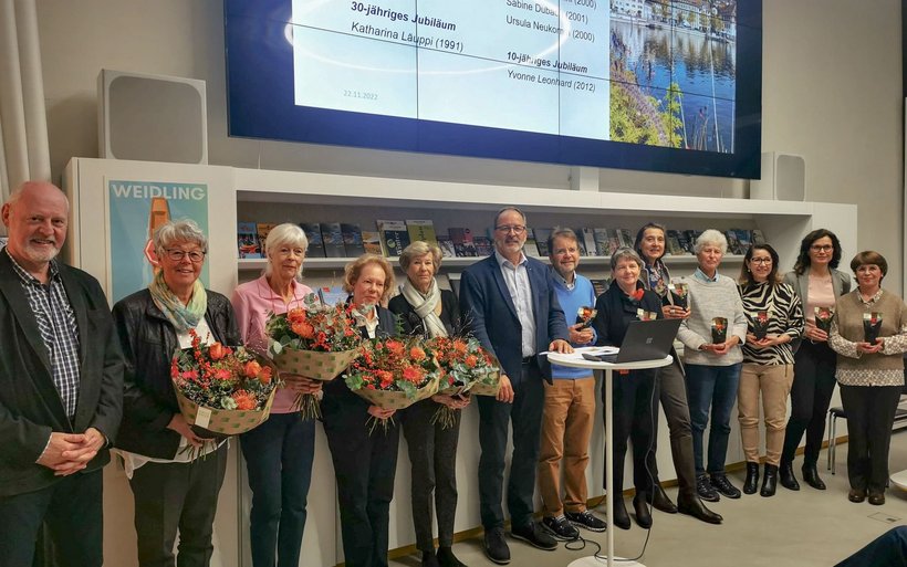 Die Jubilaren und Jubilarinnen von Schaffhauserland Tourismus