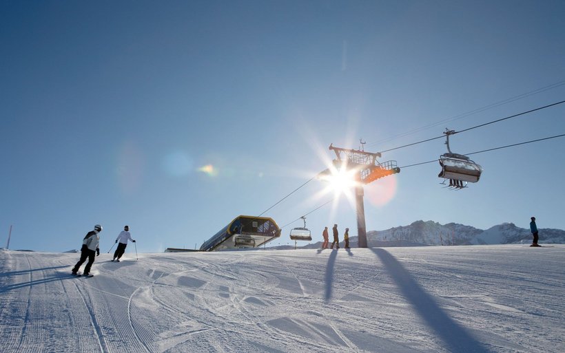 Ski Piste in der Lenk