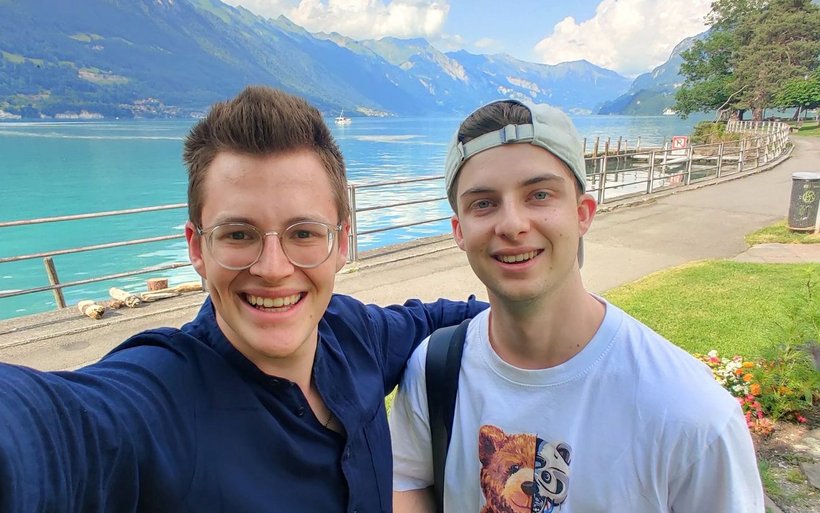 Luca Seematter (l.) und Julian Ferrante freuen sich über zahlreiche Nominationen für den Next Gen Award.