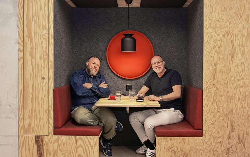 Jürg Schmid (r.) und Silvan Metzger