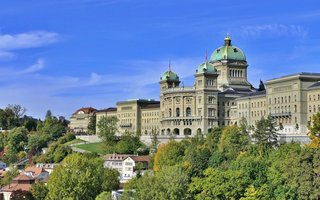 Bundeshaus Bern aus der Distanz