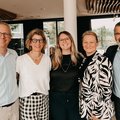 Haben zum indie Camp über künstliche Intelligenz eingeladen: Indie-hotels Founder und Coaches Sven Häberlin, Nicoletta Müller, Melissa Gasser, Elisabeth Erber, Michael Böhler (v.l.)