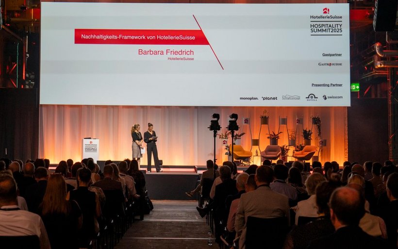 Présentation du cadre de durabilité lors du Hospitality Summit