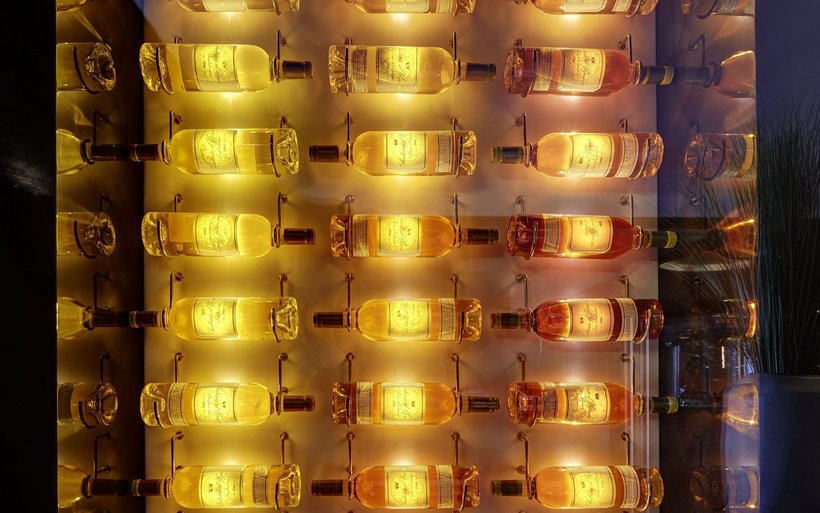 Im Château d’Yquem Keller befinden sich 110 Jahrgänge des «flüssigen Goldes». 