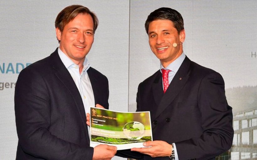 André Cheminade und EHMA President Panos Almyrantis 