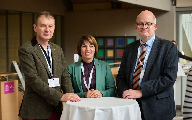 Urs Pfenninger, Volkswirtschaft Berner Oberland, Manuela Angst, Bern Welcome und Martin Tritten, Standortförderung Bern.