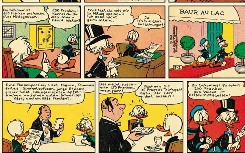 Comic mit Donald Duck