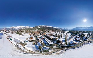 Crans-Montana sous la neige