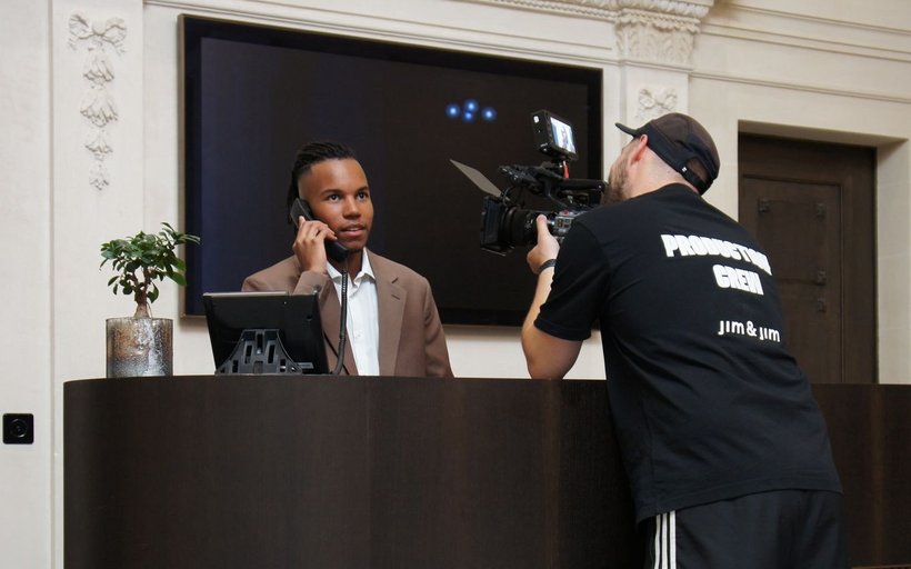 Hinter den Kulissen des Shootings für die neue Plattform Berufehotelgastro.ch.