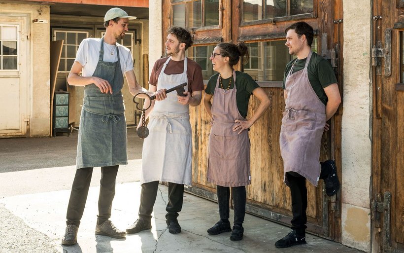 Schlüsselübergabe im Restaurant Werkhof
