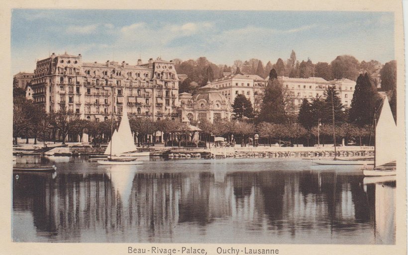 Le Beau Rivage Palace à Lausanne