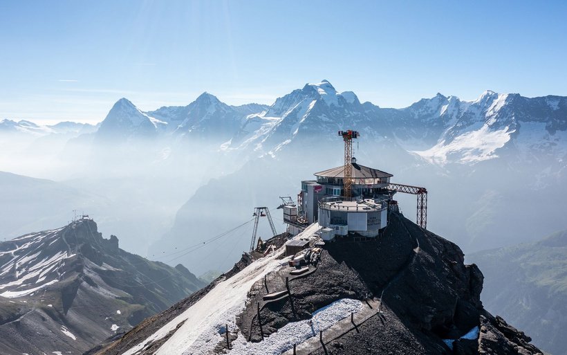 auarbeiten SCHILTHORNBAHN 20XX auf dem Schilthorn - Piz Gloria