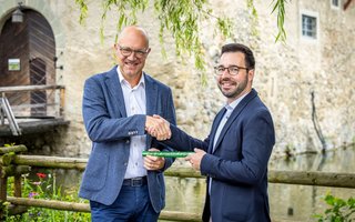 Rolf Müller und Adrian Braunwalder