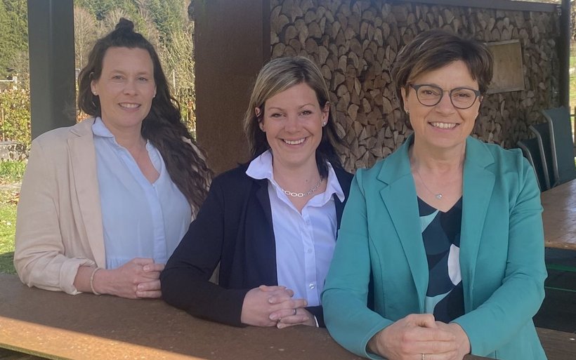 Team Berghof mit Nadja, Andrea & Brigitte 