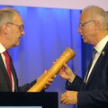 Bundesrat Parmelin und Beat Weibel, Präsident CCCB.