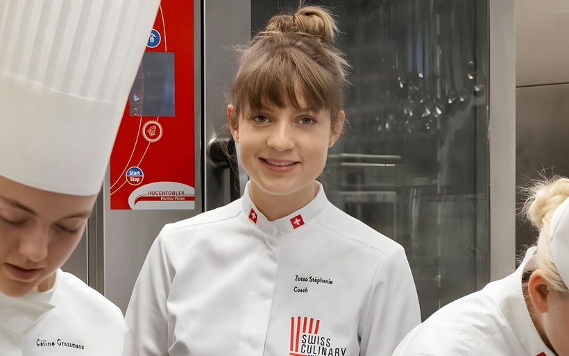 StStéphanie Zosso beim Coachen