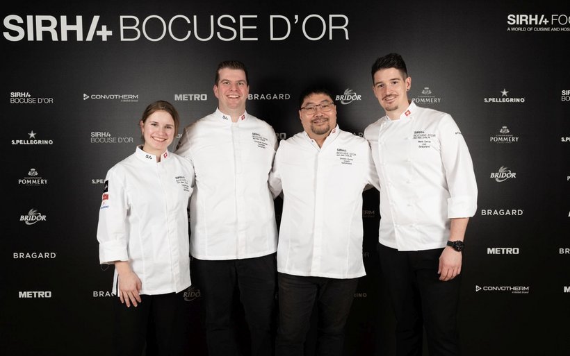 Team Schweiz um Chirstoph Hunziker