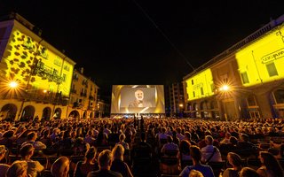 la Piazza Grande de Locarno 