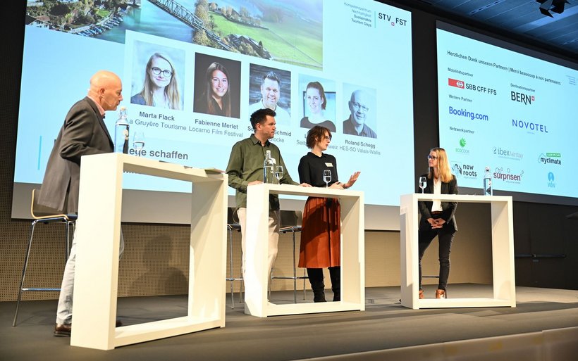 Gespräch an den Sustainable Tourism days