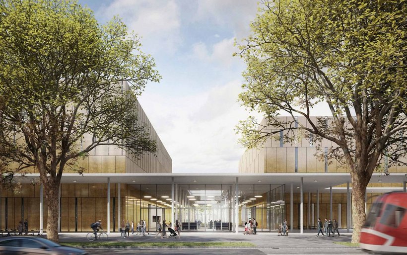 Projektvisualisierung der neuen Berner Festhalle