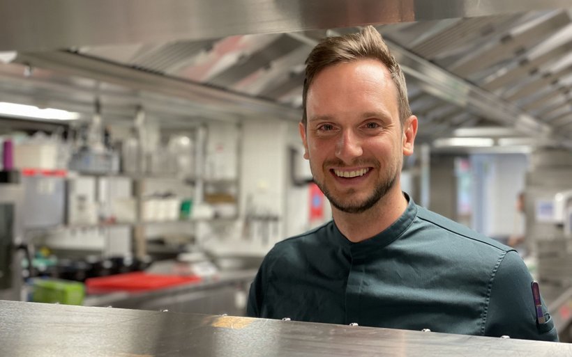 Der Österreicher David Ebner ist seit Juni als Co-Küchenchef im Hotel Hornberg in Saanenmöser-Gstaad. 