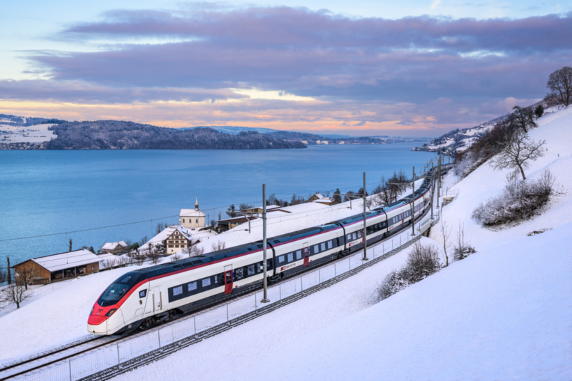 Intercity am Zugersee
