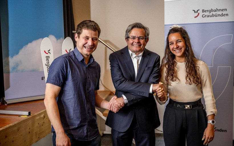 Curdin Baltermia und Alicia Martinez