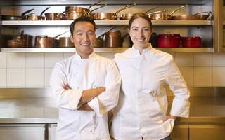 Duc Tan Arrigoni und seine Lebenspartnerin Maria Vittoria Mascioli 