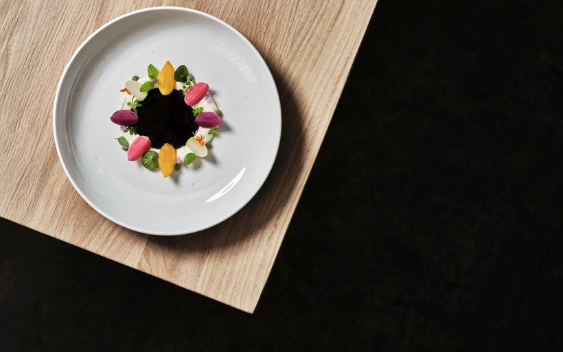 Radiesli-Karussell: ein buntes Gericht im Restaurant Elmira.