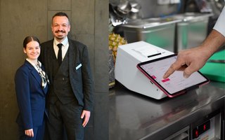 Cindy Schoch und Benjamin Zerbe von der Hotelfachschule Zürich (HFZ) 