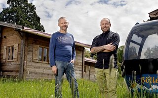 Eventorganisator Pius Angehrn und Spitzenkoch Tobias Funke
