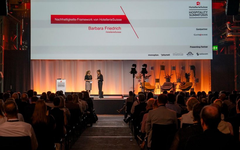 Präsentation Nachhaltigkeits-Framework am Hospitality Summit 2025