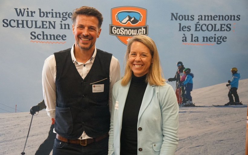 Geschäftsführer Ole Rauch und Präsidentin Fränzi Aufdenblatten.