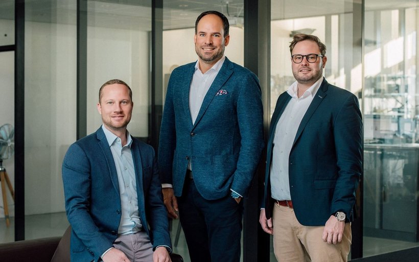 Lukas Dietziker, Thomas Widmer und Niculin Peter (v.l.)