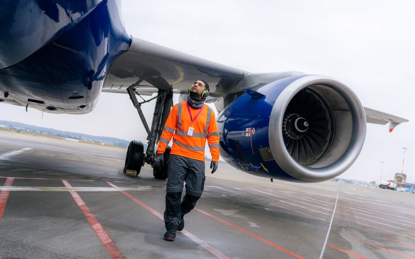 Bild Mitarbeiter Flughafen 