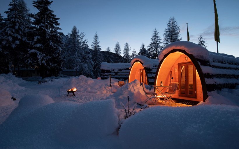 Der TCS-Camping in Scuol.