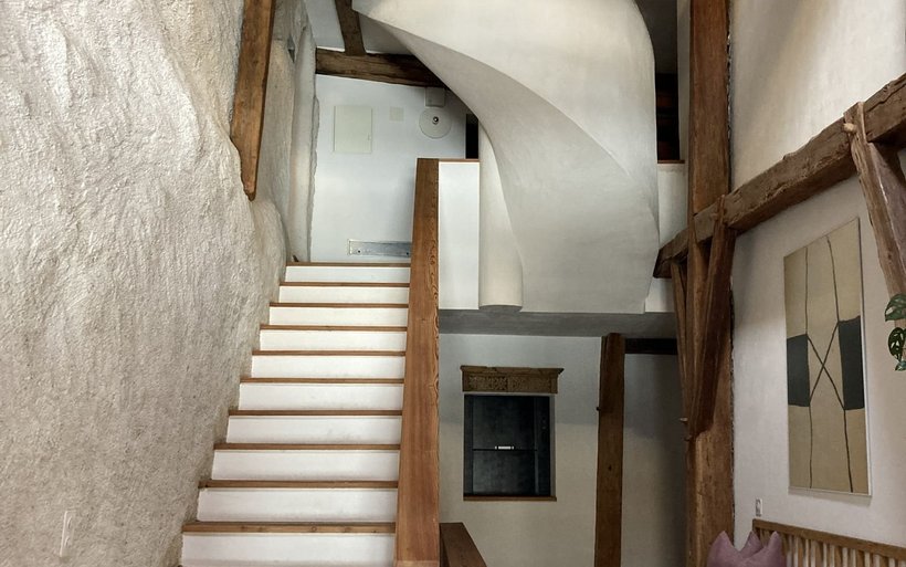 L'intérieur de la Chasa Chalavaina