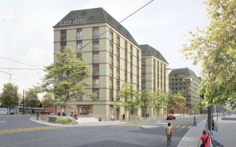 Visualisierung Zleep Hotel Luzern