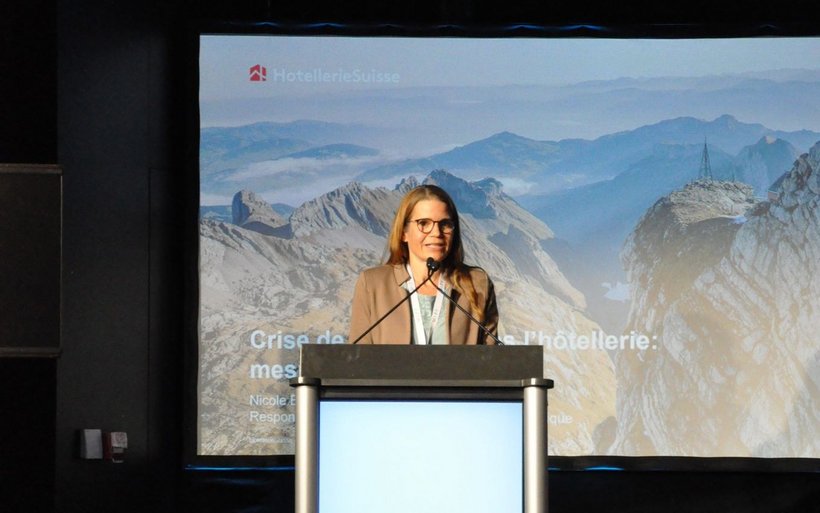 Nicole Brändle Schlegel, membre de la direction d’HotellerieSuisse et responsable Monde du travail, formation et politique 