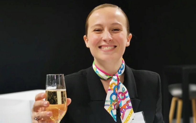 Diane Blanch pendant son concours