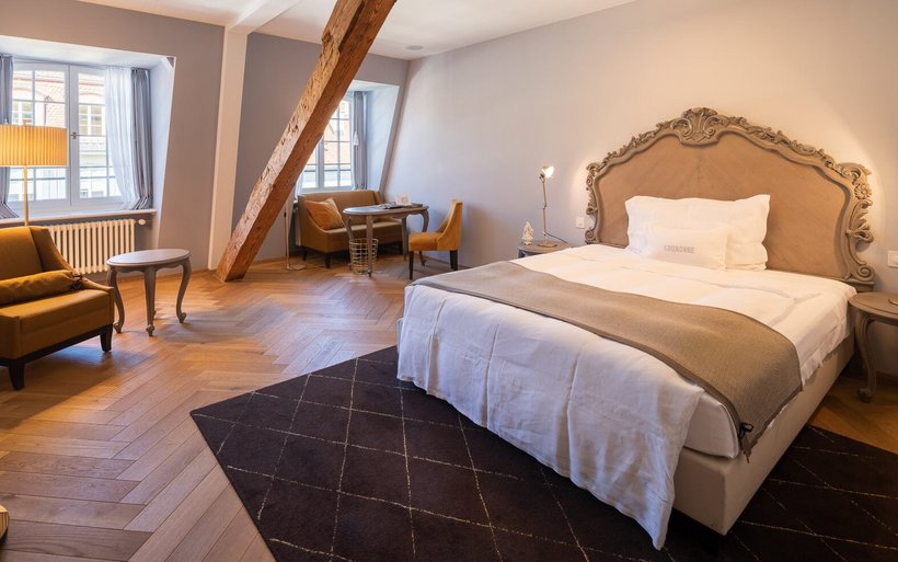 Hotel La Couronne Zimmer