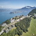 Vogelperspektive auf Bürgenstock Resort