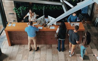 Symbolbild  Hotelrezeption