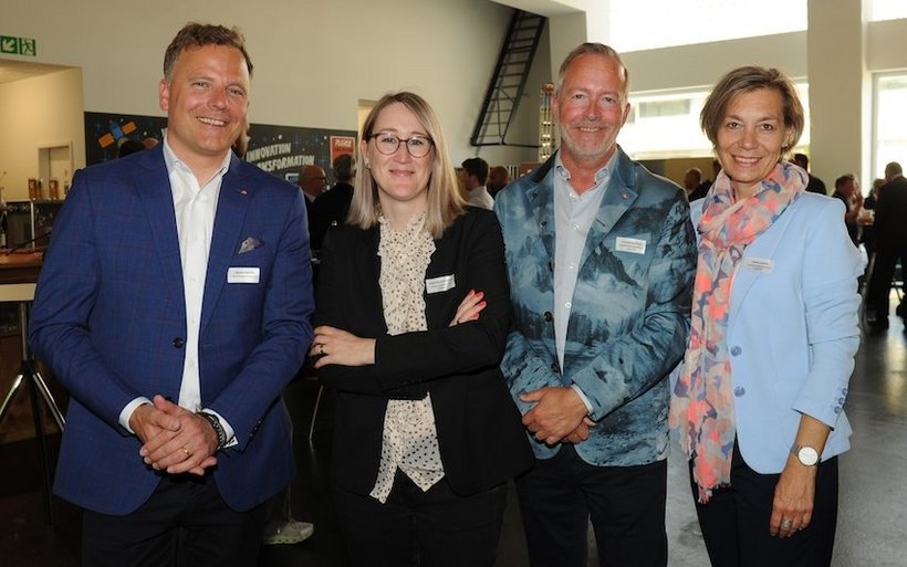 Matthias Beyeler, Ramona Meyer-Brotschi,Stefan Grossniklaus, Annette Stoffel (v.l.)