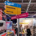 Wegweiser auf dem Messegelände