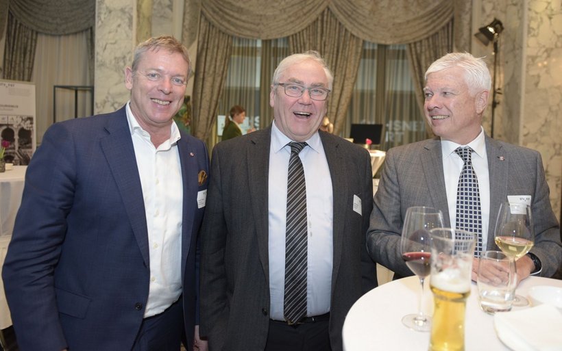 Casimir Platzer, Präsident Gastrosuisse, Alois Gmür, Nationalrat Mitte, Daniel Borner, Direktor Gastrosuisse