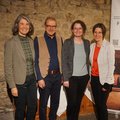 Anita Gschwind, Geschäftsführerin Ibex Fairstay Roland Zegg, Präsident Ibex Fairstay Eliana Derungs, Produktmarketing und Eventorganisation Ibex Fairstay, und Luzia Koller, Assistentin und stellvertretende Geschäftsführerin Ibex Fairstay (v.l.)