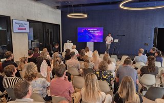 Reges Interesse am zweiten Digital Day von Made in Bern in der neu eröffneten Festhalle. 