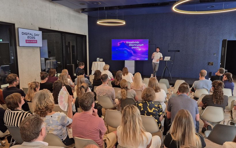 Reges Interesse am zweiten Digital Day von Made in Bern in der neu eröffneten Festhalle. 