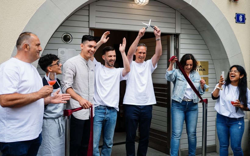 Opening Mitarbeiterrestaurant Casa Nostra